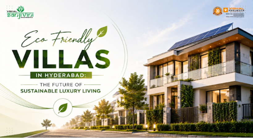 Eco friendly villas in Hyderabad with sustainable luxury architecture