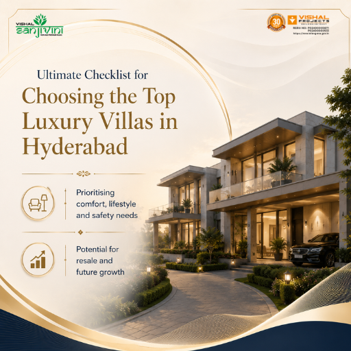 Checklist for choosing the best luxury villas in Hyderabad