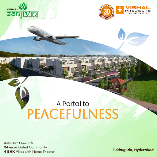 Perfect Work-Life Balance: Living Near RGIA, Vishal Sanjivini Villas