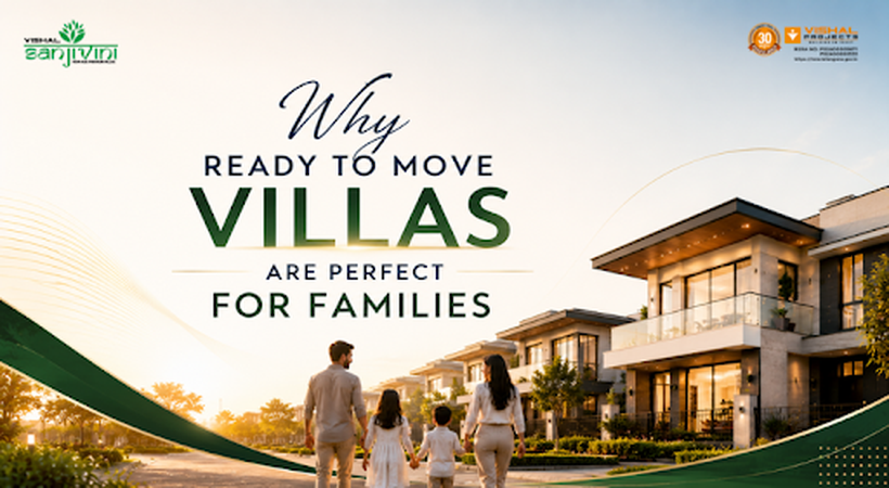 Ready to move villas offering spacious and comfortable family living