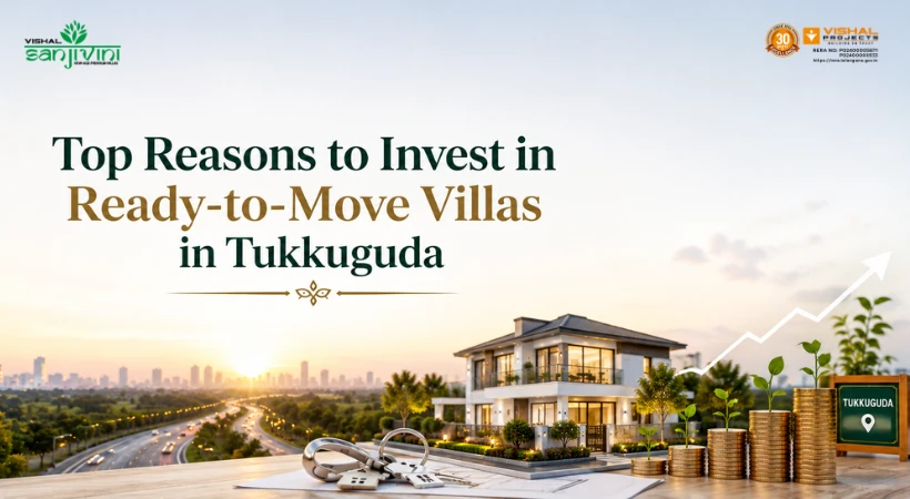 Ready to move villas in Tukkuguda Hyderabad for investment